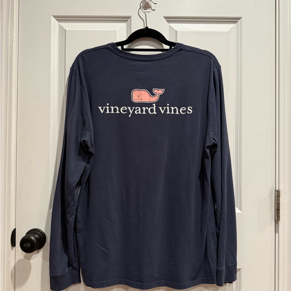 Vineyard Vines Dark Blue Crew Neck Tee
